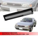 Front Bumper Mesh Grille For Nissan Sunny / Sentra Sedan B13 1990 - 1993. Fixed Price $119.85.