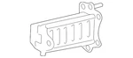 Genuine Lexus Frame Rail End 57107-53022. Fixed Price $173.59.