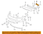 Gm Oem 09-11 Hhr Front Bumper Components-inner Bracket 15827789. Fixed Price $21.13.