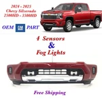 2024-2025 Chevy Silverado 2500HD Front Bumper Radiant Red. Fixed Price $1800.00.