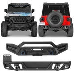 Hooke Road Steel Front Rear Bumper Hitch Receiver Fit 2018-2026 Jeep Wrangler Jl. Fixed Price $359.99.