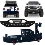 For 2020-2025 Jeep Gladiator New Front Rear Bumper W/tire Carrier+led Lights. Fixed Price $279.98.