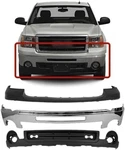 Bumper Cover Kit For 2007-2013 Gmc Sierra 1500 Front Upper And Valance. Fixed Price $770.45.