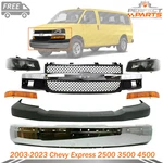 Front Bumper Chrome & Headlight Kit For 2003-2023 Chevy Express 2500 3500 4500. Fixed Price $825.80.