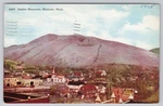 1915 Jumbo Mountain Missoula Montana Postcard Town View City Carriage Works. Fixed Price $10.36.