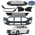 Ford Fusion 2019 2020 Grille+fog Light Cover+trim+front Bumper. Fixed Price $234.58.