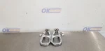 19 Dodge Ram 1500 New Body Front Bumper Tow Hook Set Pair Chrome. Fixed Price $175.00.
