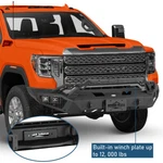 Front Bumper W/ Winch Plate Fit 2020-2023 Gmc Sierra 2500HD 3500HD Trucks Pickup. Fixed Price $439.99.