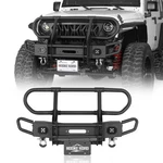 Rock Crawler Stubby Front Bumper W/ Grille Guard For 2007-2018 Jeep Wrangler Jk. Fixed Price $469.12.