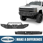 Hooke Road Steel Front Bumper Rear For Chevy Silverado 2500/3500 Hd 15-19. Fixed Price $1049.07.