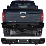 Vijay Fits 2007-2010 Chevy Silverado 2500 3500 Rear Bumper With Led Lights. Fixed Price $589.89.