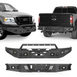 Fit 2006-2008 Ford F150 Front Bumper Rear Textured Steel W/led Light. Fixed Price $449.25.