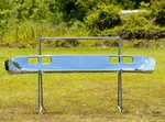 International 4600 - 4900 Chrome Bumper With Fog, Tow Cutouts 4700, 4800, 8100. Fixed Price $711.11.