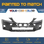 For 2014-2015 Lexus CT200H Front Bumper W/of Sport W/park Snsr W/hl Wshr Painted. Fixed Price $405.00.