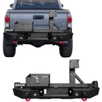 Vijay For 2016-2023 Toyota Tacoma Steel Rear Bumper W/tire Carrier&led Lights. Fixed Price $619.99.