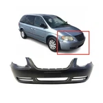 Front Bumper Cover For 2005-2007 Chrysler Town And Country W/o Fog Light Holes. Fixed Price $138.71.