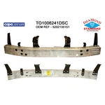 New Capa Front Bumper Impact Bar Replaces 5202135151. Fixed Price $450.28.