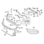 For Kia Sportage 20-22 86635D9500 Rear Right Lower Bumper Impact Bar Brace. Fixed Price $21.30.