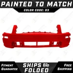 New Painted *D3 Colorado Red* Front Bumper Cover 2005-2009 Ford Mustang Gt. Fixed Price $400.99.