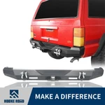Hooke Road Rear Bumper W/led Floodlights For Jeep Cherokee Xj 84-01 Steel Black. Fixed Price $299.99.