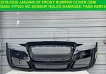 2016-2020 Jaguar Xf Front Bumper Oem No Sensor Holes Damaged Tabs 2017. Fixed Price $749.00.