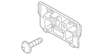 Genuine Mazda License Plate Bracket GJR9-50-170A. Fixed Price $14.41.
