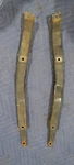 58-60 C1 Corvette Lh/rh Bumperette Support Brackets--gm #3739331/3739332-USED. Fixed Price $99.95.
