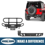 Hooke Road Steel Front Bumper + Rear Combo For 18-25 Jeep Wrangler Jl/jlu. Fixed Price $799.39.