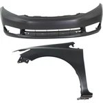 Bumper Cover Fascia Front Sedan For Honda Civic 2012. Fixed Price $311.73.