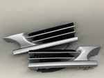 Mercedes Front Bumper Tow Hook Covers Caps Pair Fits 1998-2000 C-class W202. Fixed Price $95.99.