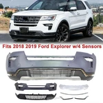 Fits 2018-2019 Ford Explorer New Front Complete Bumper Cover With 4 Radar Holes. Fixed Price $325.00.