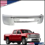 For 2015-2019 Chevy Silverado 2500HD 3500 New Chrome Front Bumper Face Bar. Fixed Price $174.05.