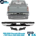 Step Bumper For Chevrolet Silverado 1500 1999-2006 Rear Fleetside. Fixed Price $369.12.