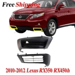 For 2010-2012 Lexus RX350 RX450H Bumper End Caps Front Plastic Primed Set 2PC. Fixed Price $151.99.