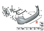 Bmw F46 214D 216D 216I 218DX Trim Strip Bumper Rear 51127390980 No Duty. Fixed Price $116.44.