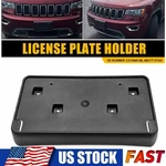 Front License Tag Plate Frame Mount Bracket Black Fit 17-23 Jeep Grand Cherokee. Fixed Price $20.89.