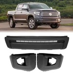 Front Bumper Cover For Toyota Tundra 2014-2021 Matte Black No Park Assist. Fixed Price $247.99.