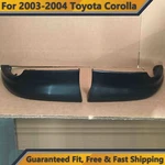 Bumper Spoiler Body Kit Lower Chin Lips For 2003 2004 Toyota Corolla 2PCS Black. Fixed Price $33.99.