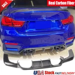 Real Carbon Fiber Rear Bumper Diffuser Lip Refit For Bmw F80 M3 F82 F83 M4 15-19. Fixed Price $382.84.