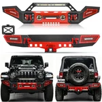 Aaiwa Fit 2007-2018 Jeep Wrangler Jk Front + Rear Bumper W/winch Plate & Wiring. Fixed Price $588.99.