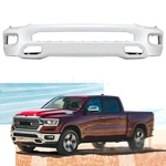 Front Bumper Cover Face Bar Chrome For 2019-2024 Ram 1500 With Fog Lamp Holes. Fixed Price $289.99.