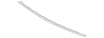 Genuine Mercedes-benz Trim Bar 177-885-93-00. Fixed Price $182.28.