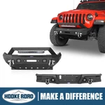 Hooke Road Steel Subby Front Bumper Rear For 2020-2025 Jeep Gladiator Jt. Fixed Price $399.29.