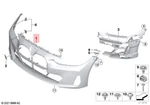 Genuine Bmw G26 430IX Gran Coupe Panel Bumper Primed Front 51115A0F2F9. Fixed Price $727.95.