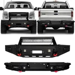 Vijay 2009-2014 Ford F150 Steel Front/rear Bumper W/winch Plate&led Lights. Fixed Price $669.99.