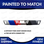 New Painted 2014-2018 Chevrolet Silverado/gmc Sierra Rear Bumper W/o Sensr Holes. Fixed Price $398.98.