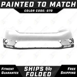 New Painted *070 Blizzard* Front Bumper Cover For 2011-2013 Toyota Highlander. Fixed Price $440.99.
