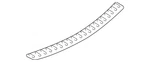 Genuine Nissan Bumper Step Pad 85066-CC21B. Fixed Price $250.05.