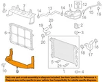 Gm Oem 12-18 Sonic Cooling Radiator Components-lower Baffle 95961450. Fixed Price $74.40.