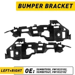 Bumper Bracket For 2015-2016 Volkswagen Gti Golf Front Left & Right Side Pa 2SET. Fixed Price $29.89.